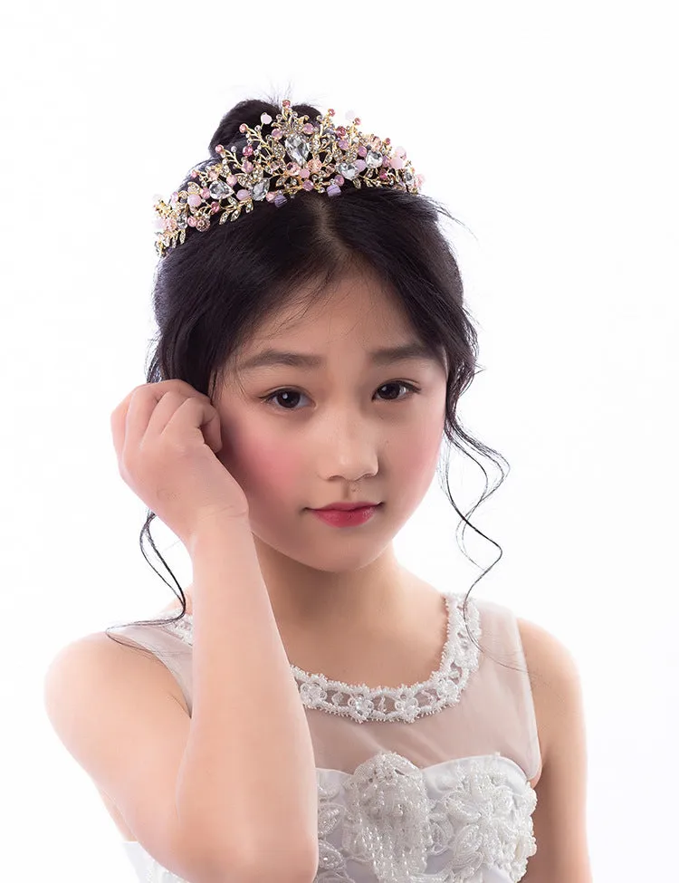 Tiara Crowns Crystal Headband Princess Rhinestone Crown Bride Headbands Bridal Wedding Prom Birthday Party Hair Accessories Jewelry for Women Girls