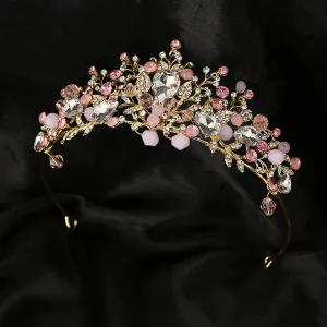 Tiara Crowns Crystal Headband Princess Rhinestone Crown Bride Headbands Bridal Wedding Prom Birthday Party Hair Accessories Jewelry for Women Girls