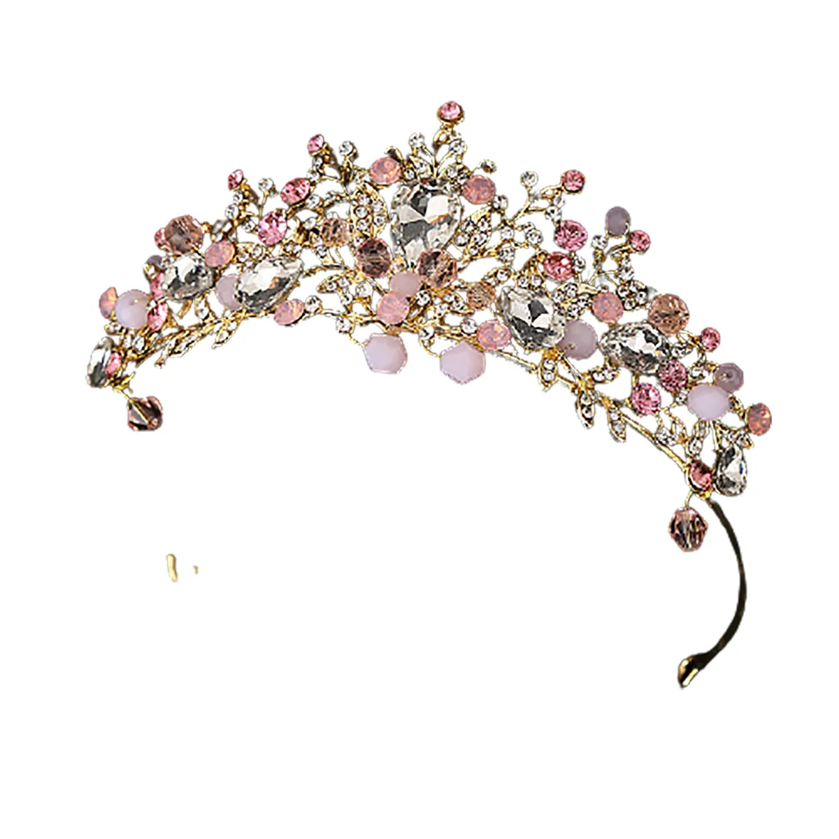 Tiara Crowns Crystal Headband Princess Rhinestone Crown Bride Headbands Bridal Wedding Prom Birthday Party Hair Accessories Jewelry for Women Girls