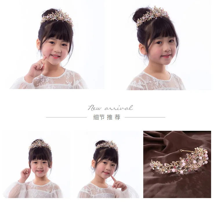 Tiara Crowns Crystal Headband Princess Rhinestone Crown Bride Headbands Bridal Wedding Prom Birthday Party Hair Accessories Jewelry for Women Girls