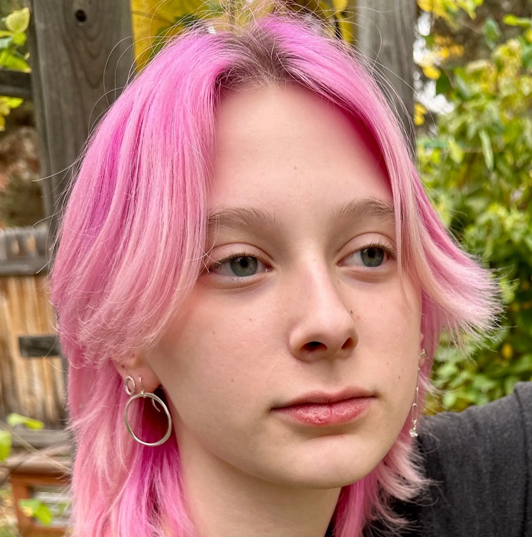 Tiny Circle Post Earrings