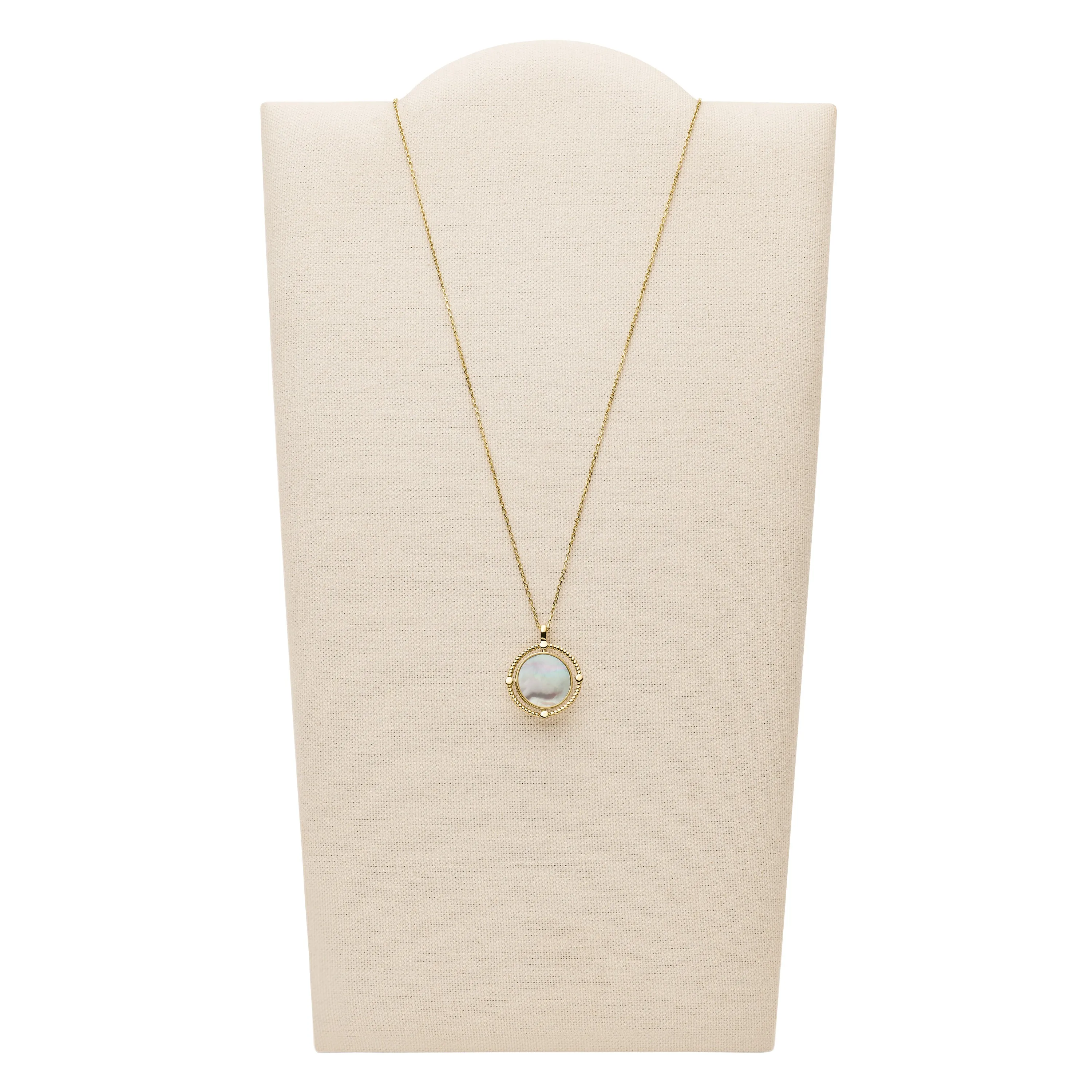 Val Vintage Heritage Mother-of-Pearl Pendant Necklace