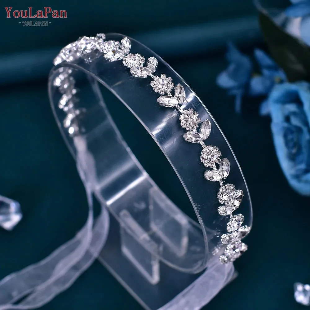 Wedding Head Piece Bridal Hair Accessories Shiny Rhinestone Headbands