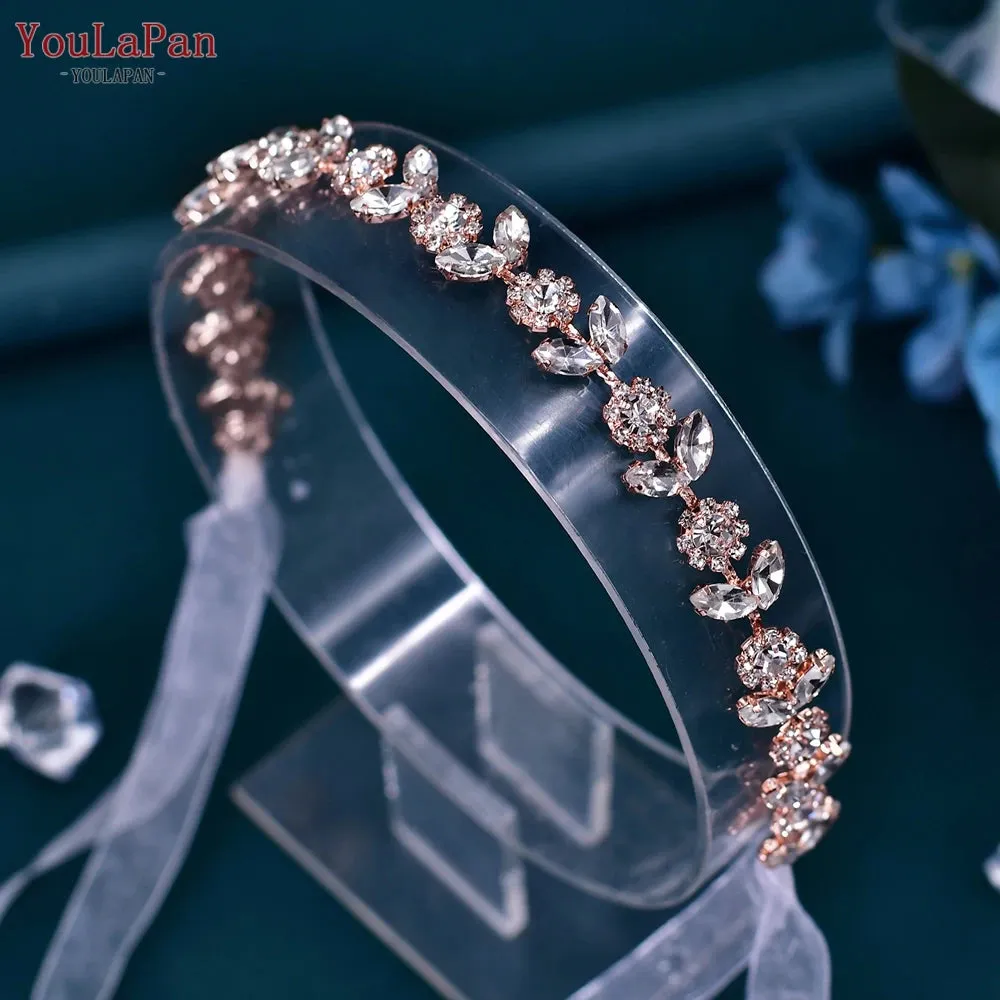 Wedding Head Piece Bridal Hair Accessories Shiny Rhinestone Headbands