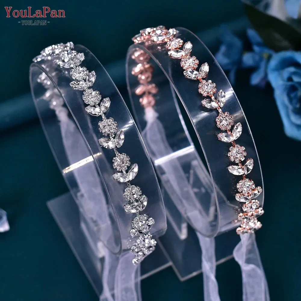 Wedding Head Piece Bridal Hair Accessories Shiny Rhinestone Headbands
