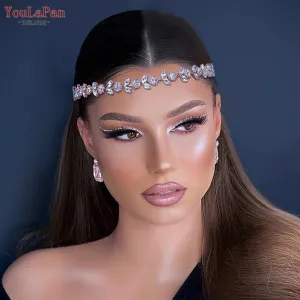 Wedding Head Piece Bridal Hair Accessories Shiny Rhinestone Headbands